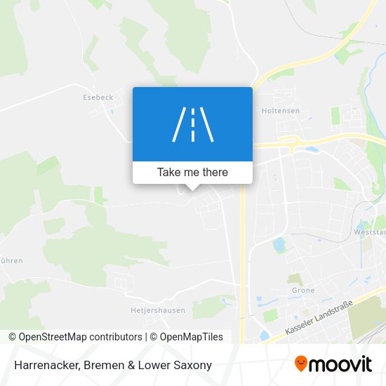 Harrenacker map