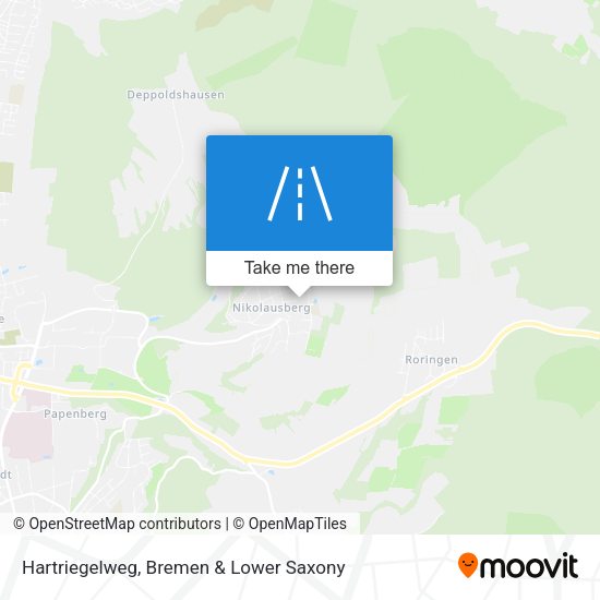 Hartriegelweg map