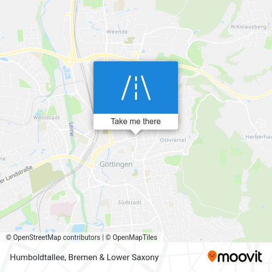 Humboldtallee map
