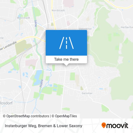 Insterburger Weg map