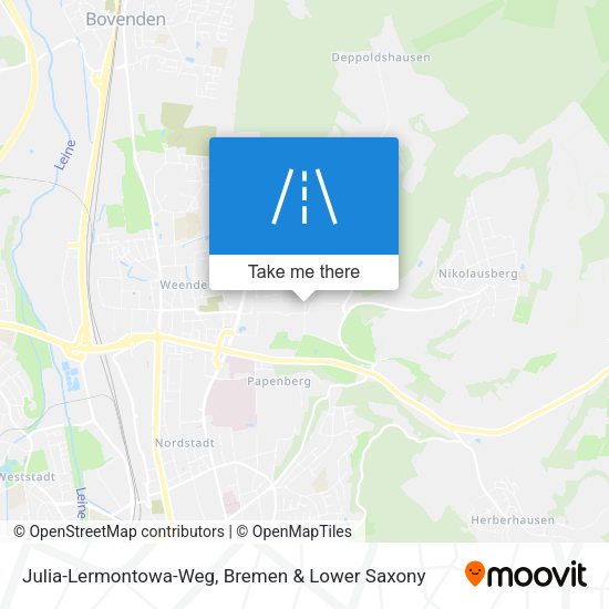 Julia-Lermontowa-Weg map