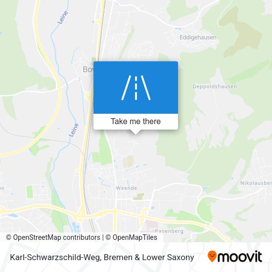 Karl-Schwarzschild-Weg map