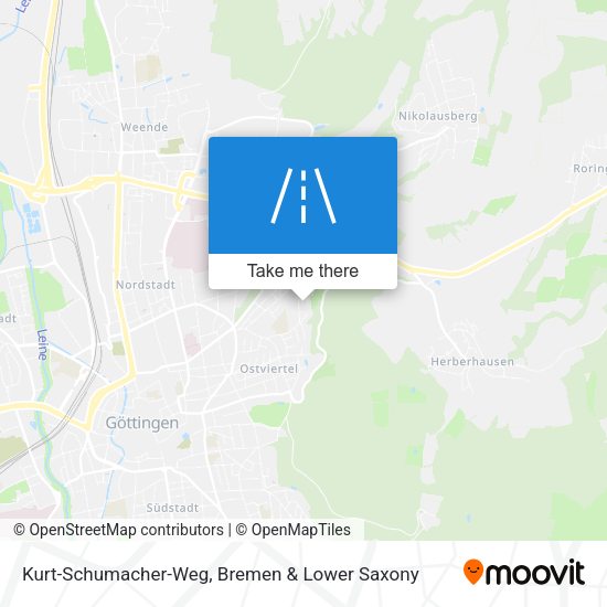 Kurt-Schumacher-Weg map