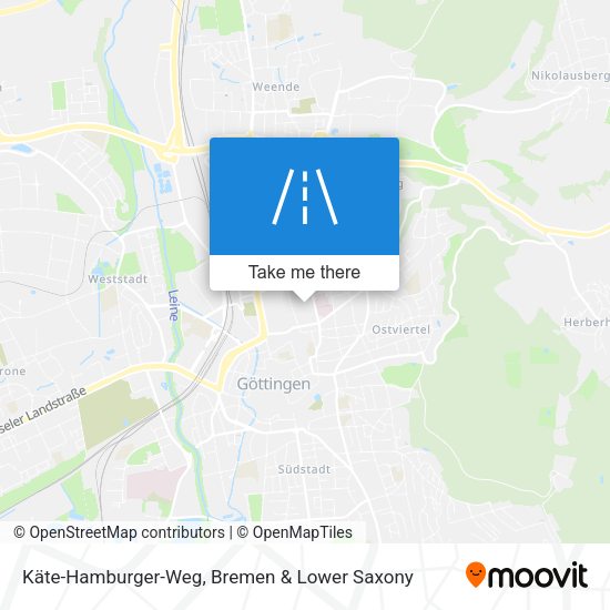 Käte-Hamburger-Weg map