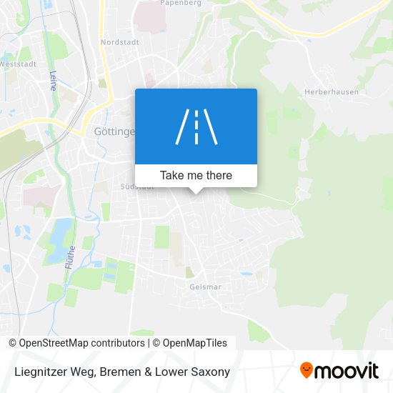 Liegnitzer Weg map