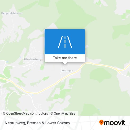 Neptunweg map