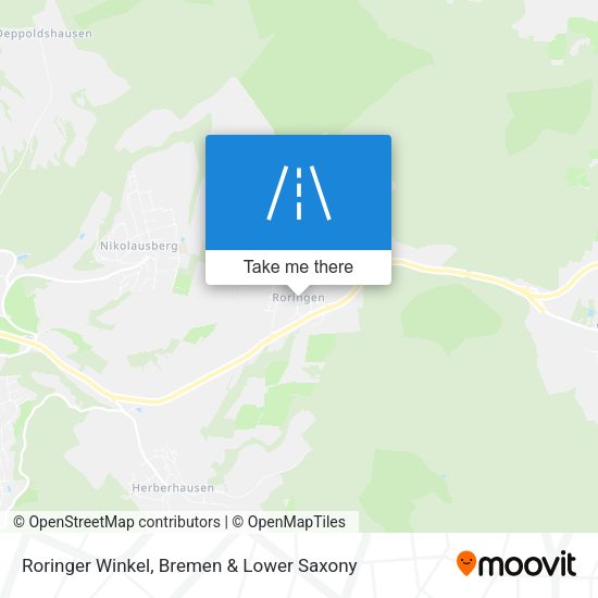Roringer Winkel map