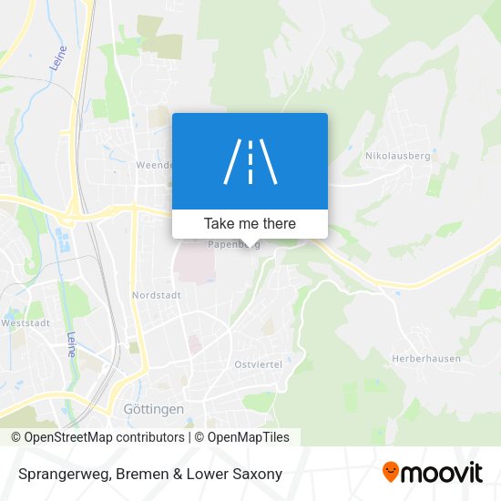 Sprangerweg map