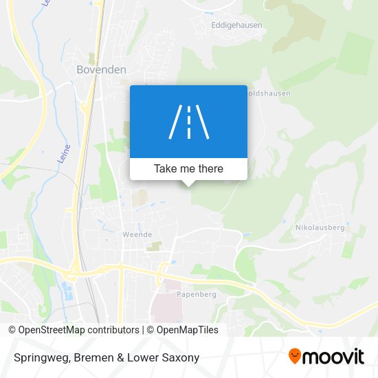 Springweg map
