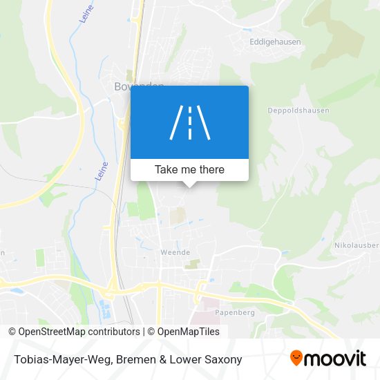 Tobias-Mayer-Weg map