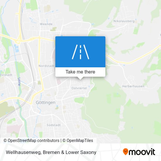 Wellhausenweg map