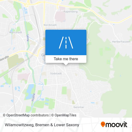 Wilamowitzweg map