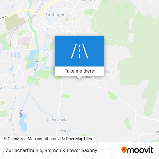 Zur Scharfmühle map