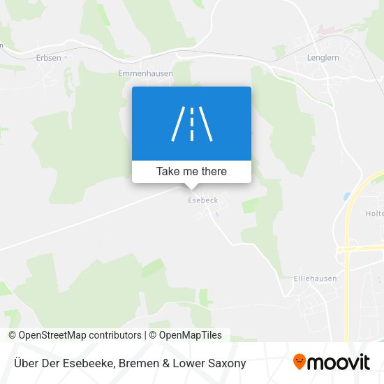Über Der Esebeeke map