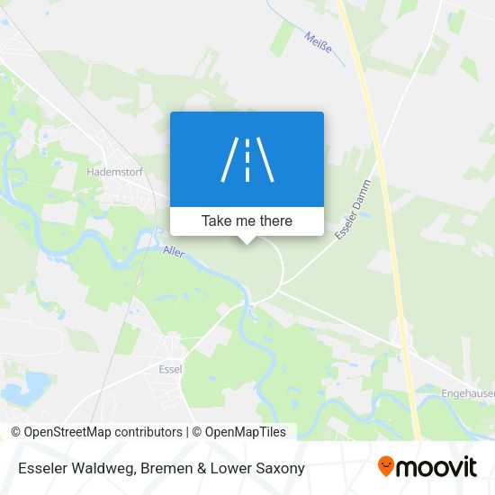 Esseler Waldweg map