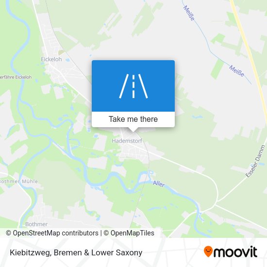 Kiebitzweg map