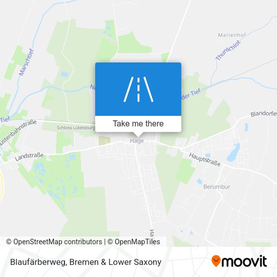 Blaufärberweg map