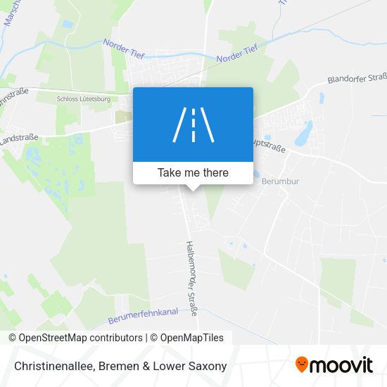 Christinenallee map