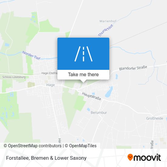 Forstallee map