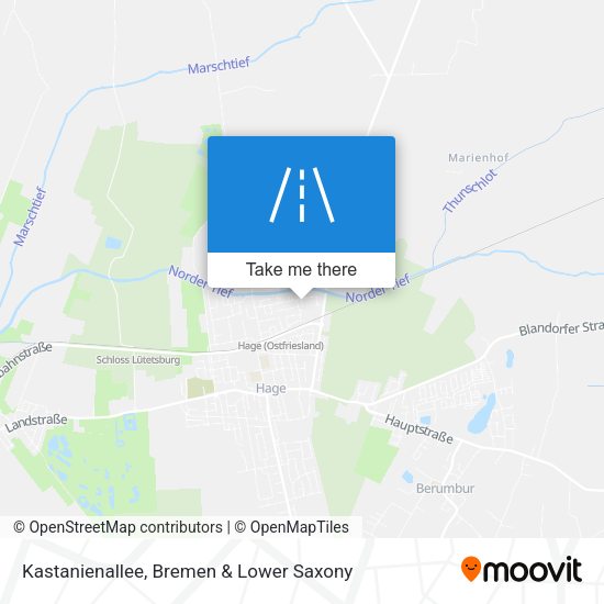 Kastanienallee map