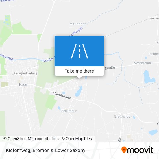 Kiefernweg map