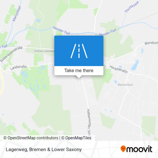 Lagerweg map