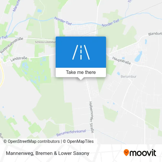 Карта Mannenweg