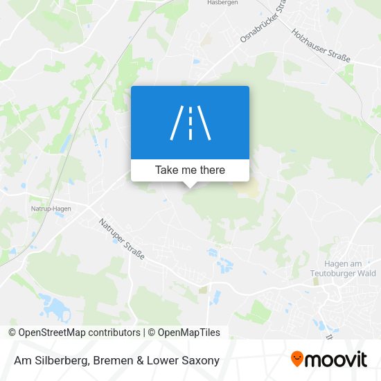 Am Silberberg map