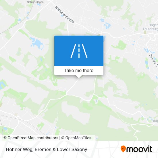 Hohner Weg map