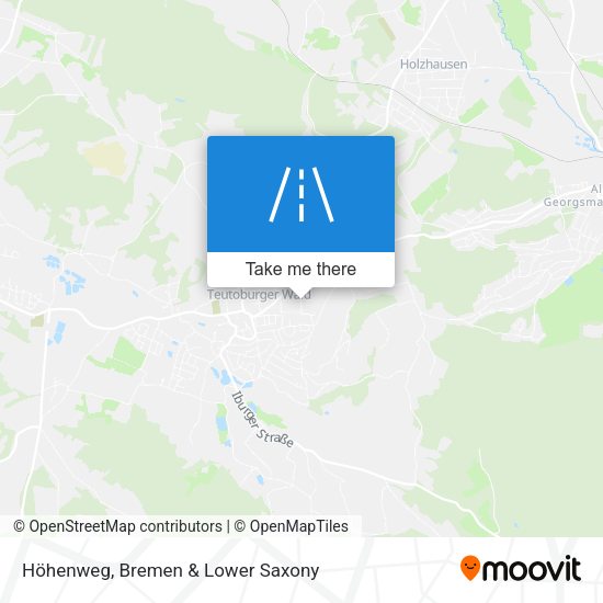 Höhenweg map