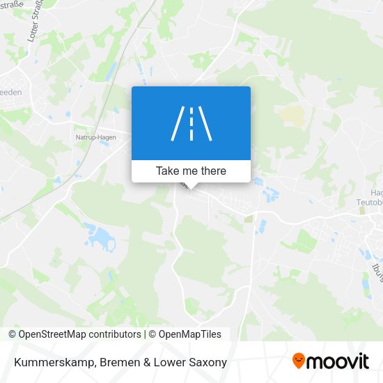 Kummerskamp map