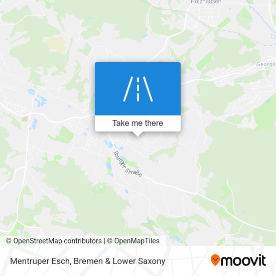 Mentruper Esch map