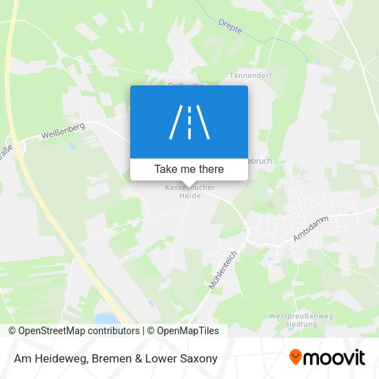 Am Heideweg map