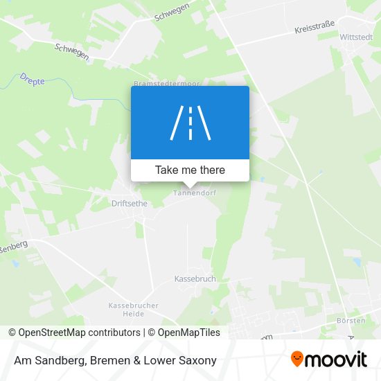 Am Sandberg map
