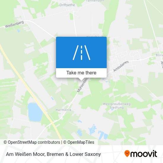 Am Weißen Moor map