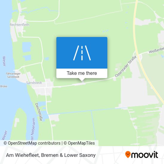 Am Wiehefleet map