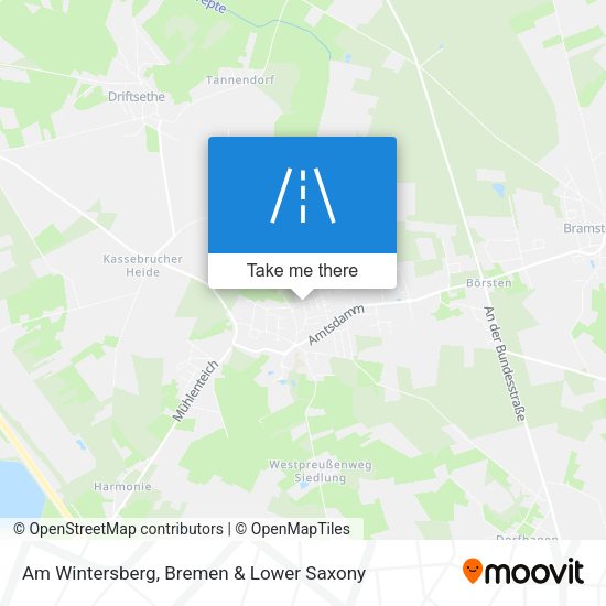 Am Wintersberg map