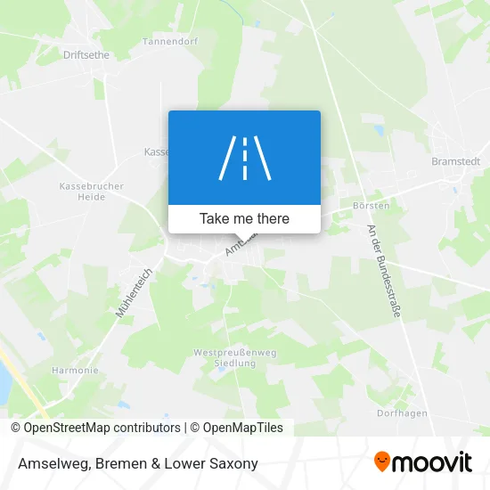 Карта Amselweg