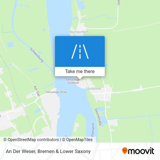 An Der Weser map