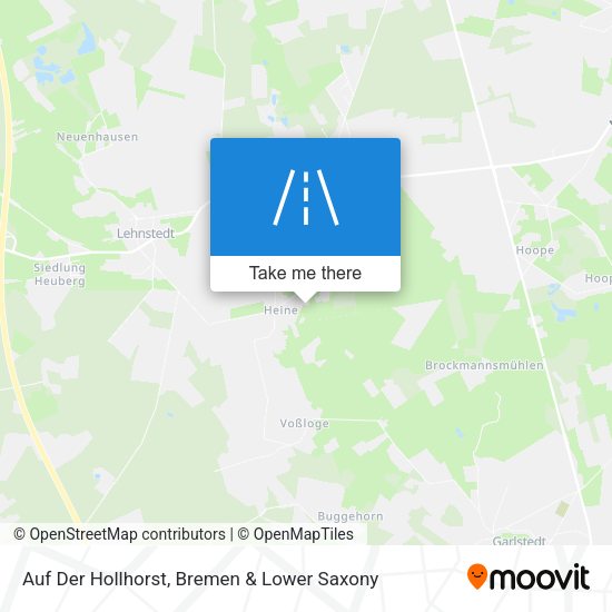 Auf Der Hollhorst map