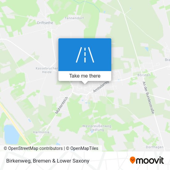 Birkenweg map