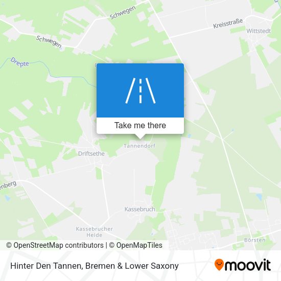 Hinter Den Tannen map