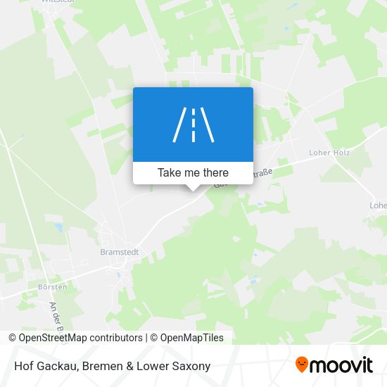 Hof Gackau map