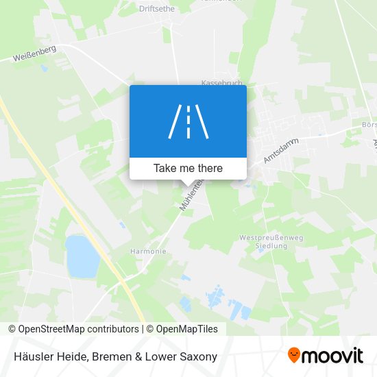 Häusler Heide map