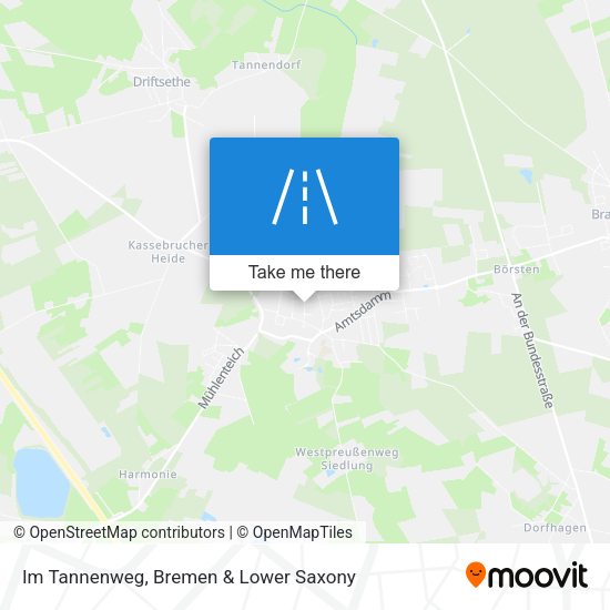 Im Tannenweg map