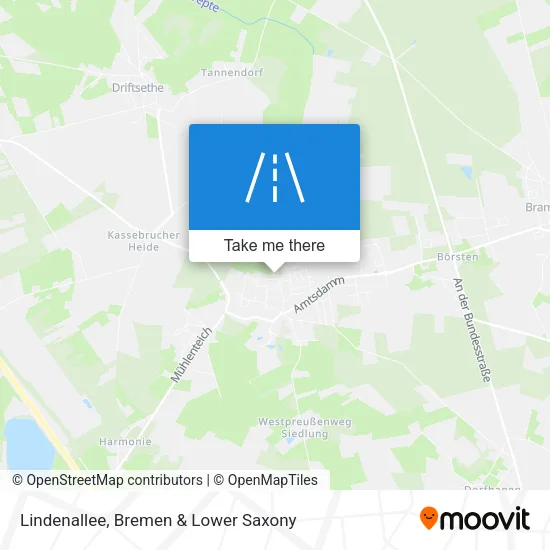 Карта Lindenallee