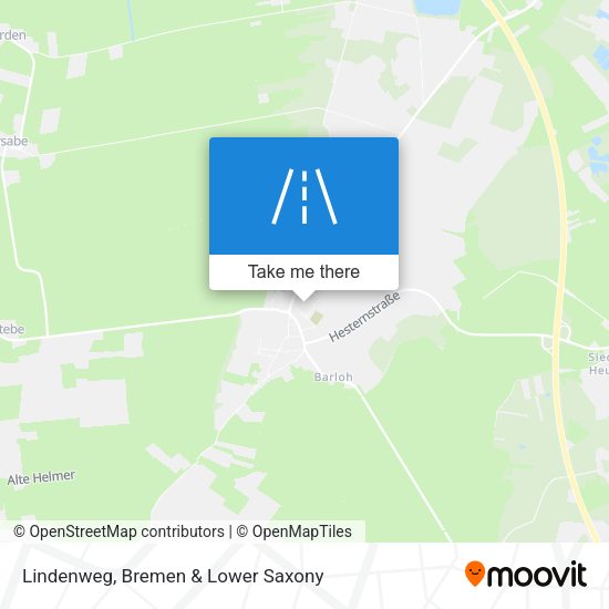 Lindenweg map