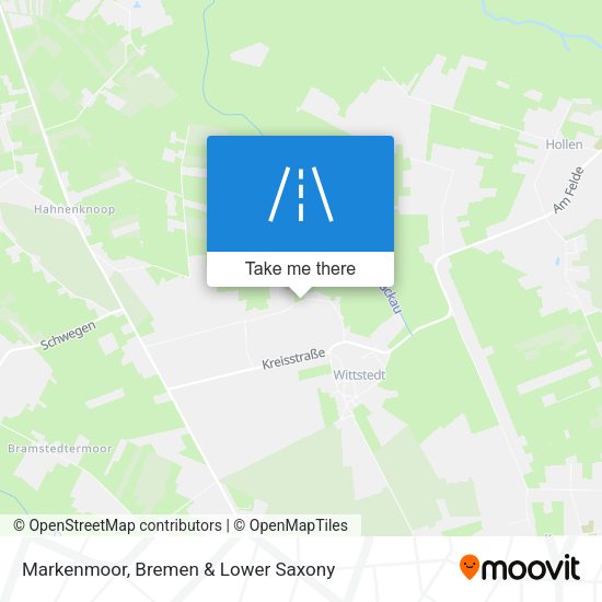 Markenmoor map