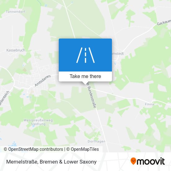 Memelstraße map