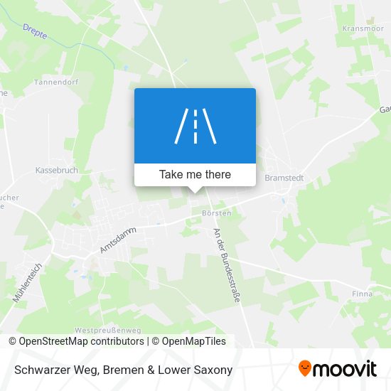 Schwarzer Weg map